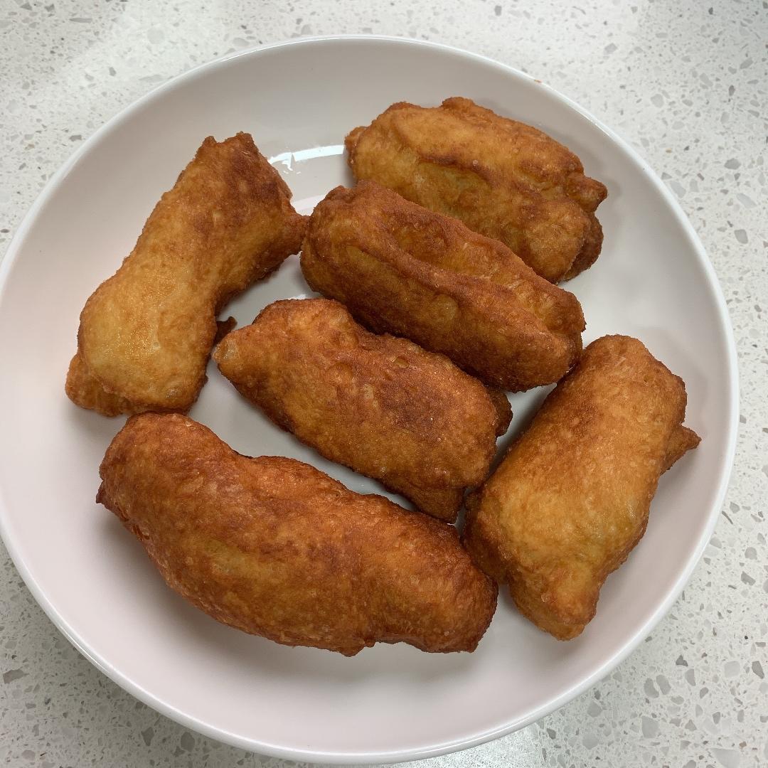 自制无泡打粉油条
