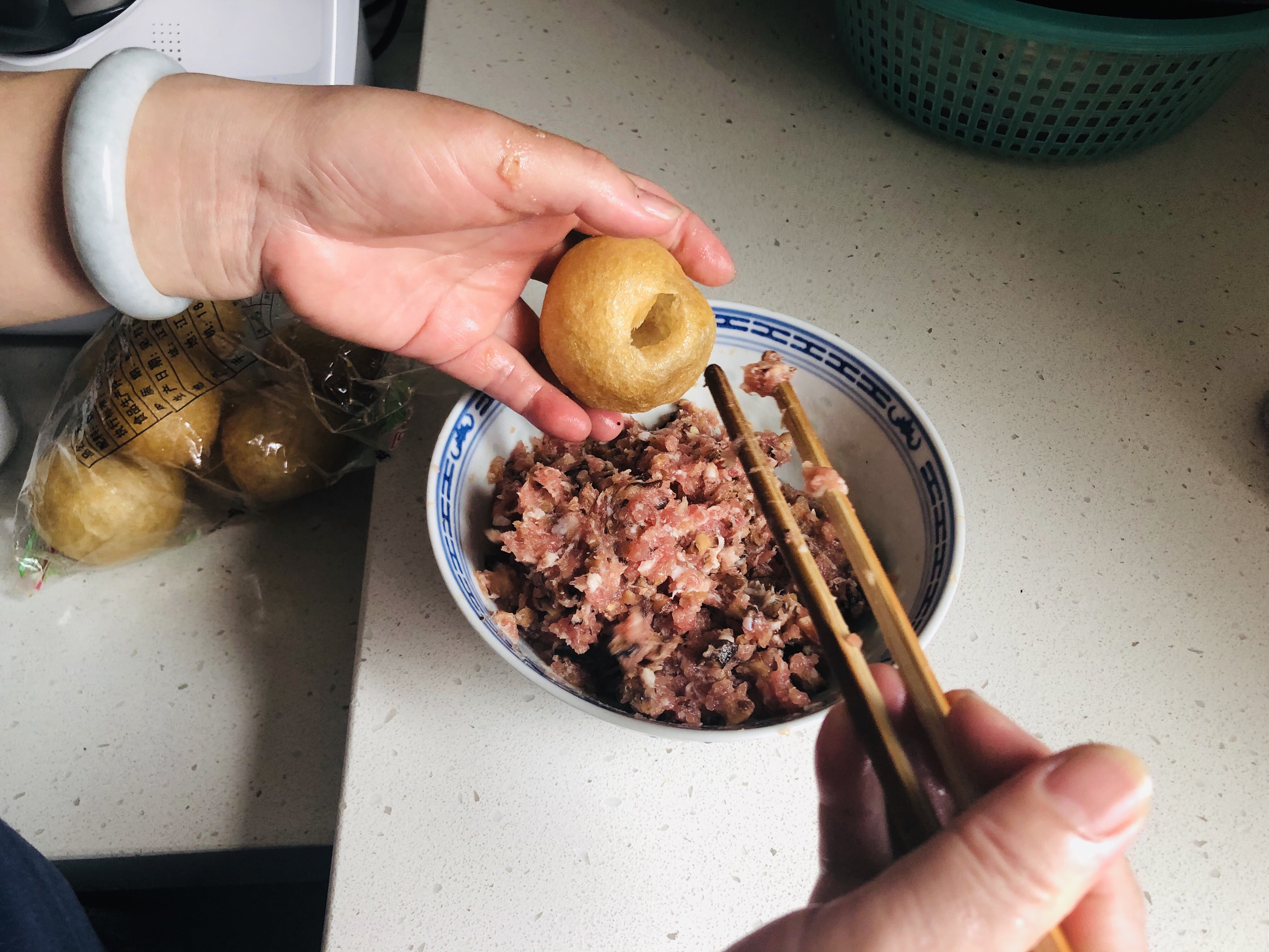 【私房菜】油面筋香菇塞肉（术后恢复也能吃）的做法 步骤10
