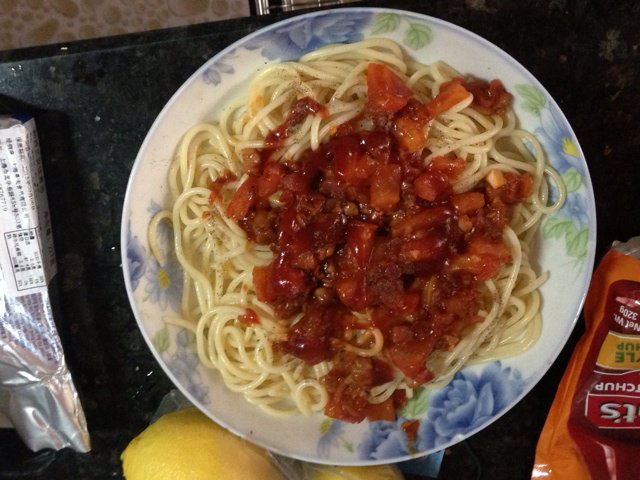 番茄肉酱意面