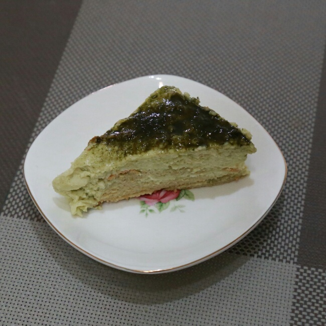 抹茶双享慕斯