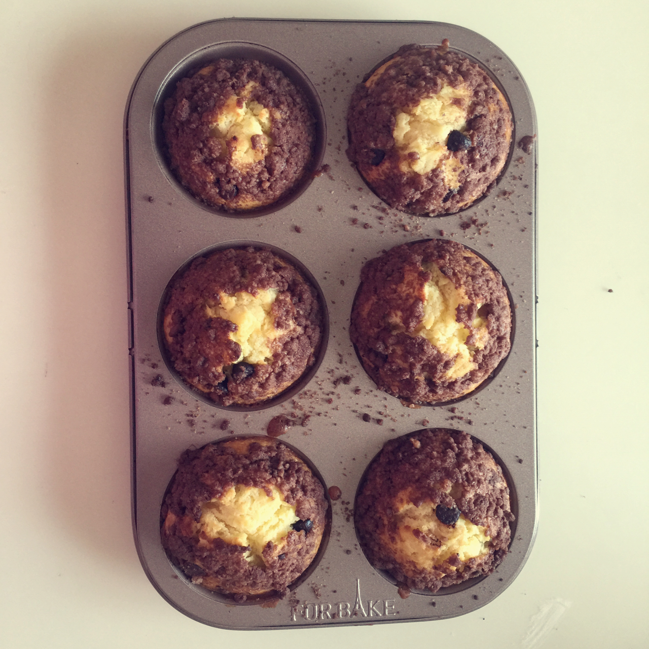 巧克力酥顶玛芬蛋糕 Choc Chip Muffins