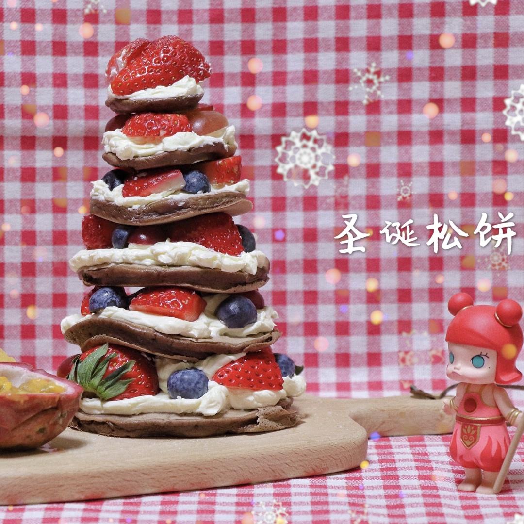 让你的圣诞节与众不同——圣诞树松饼（Christmas Tree Pancakes）