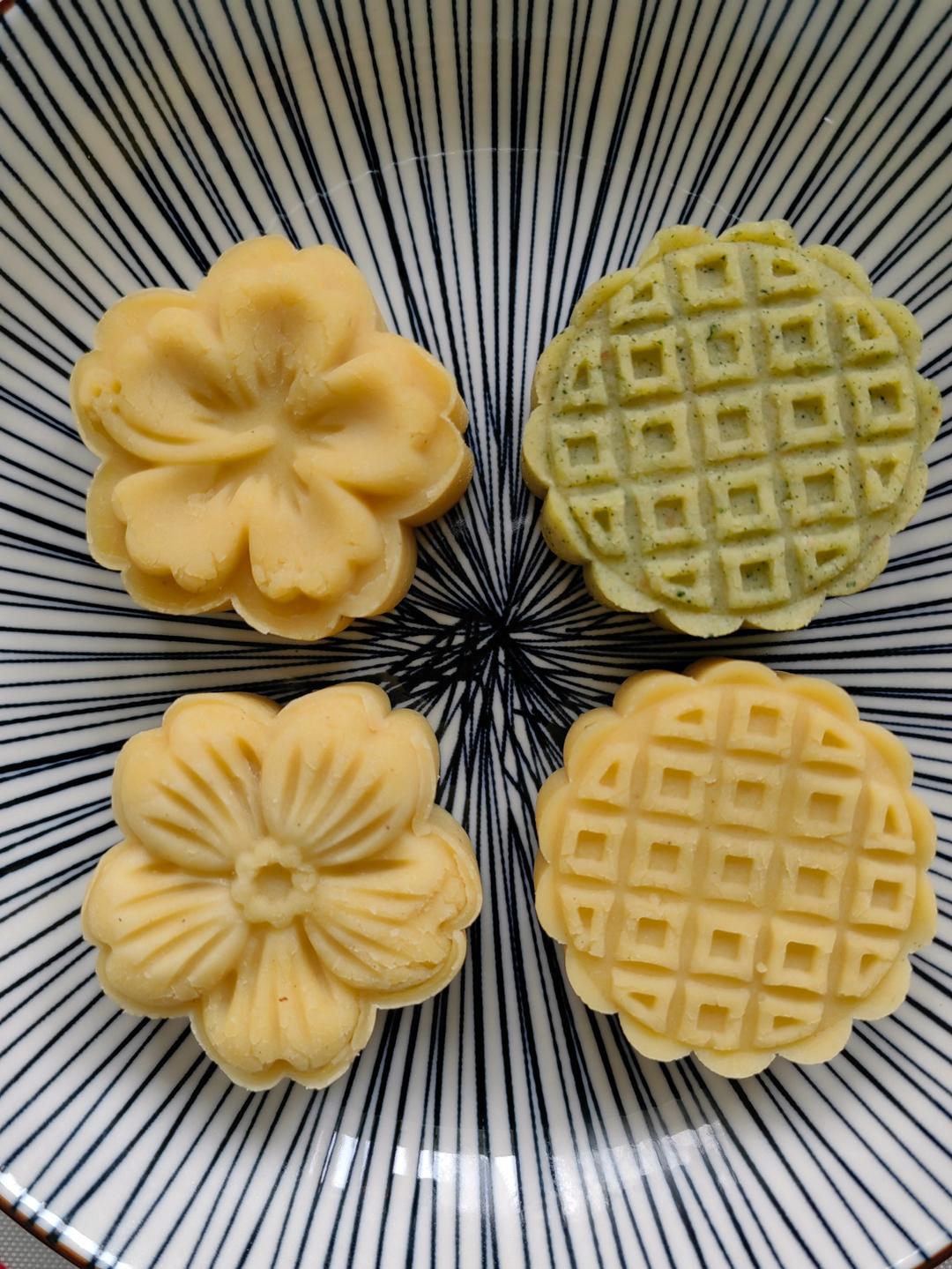 奶香绿豆糕（无豆腥味，超快手不麻烦）