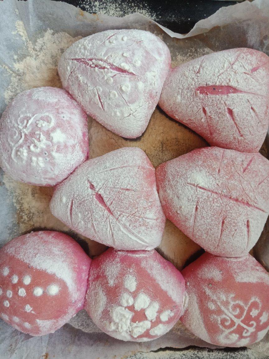 火龙果麻薯欧包