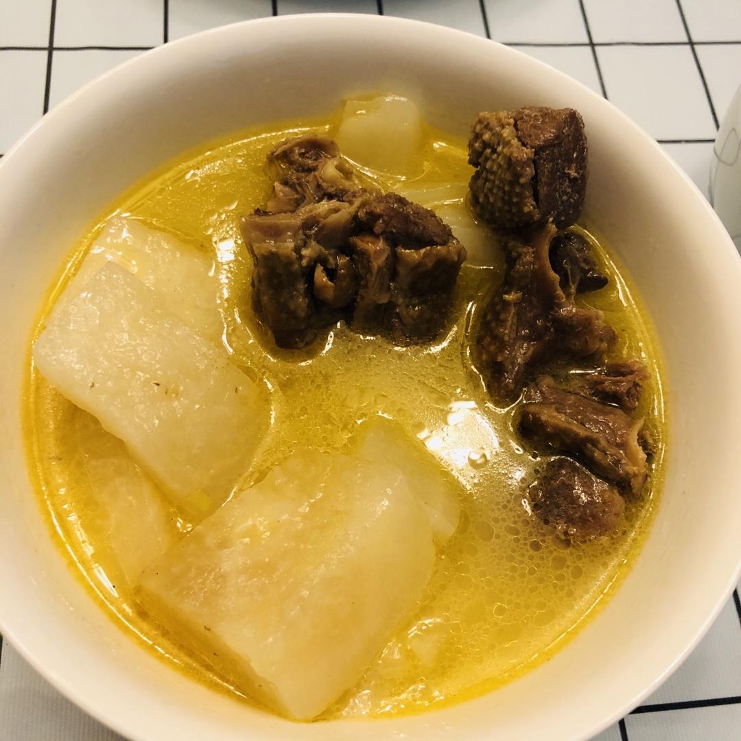 白萝卜炖鸭汤