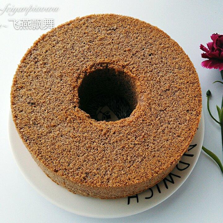 酸奶黑米戚风蛋糕