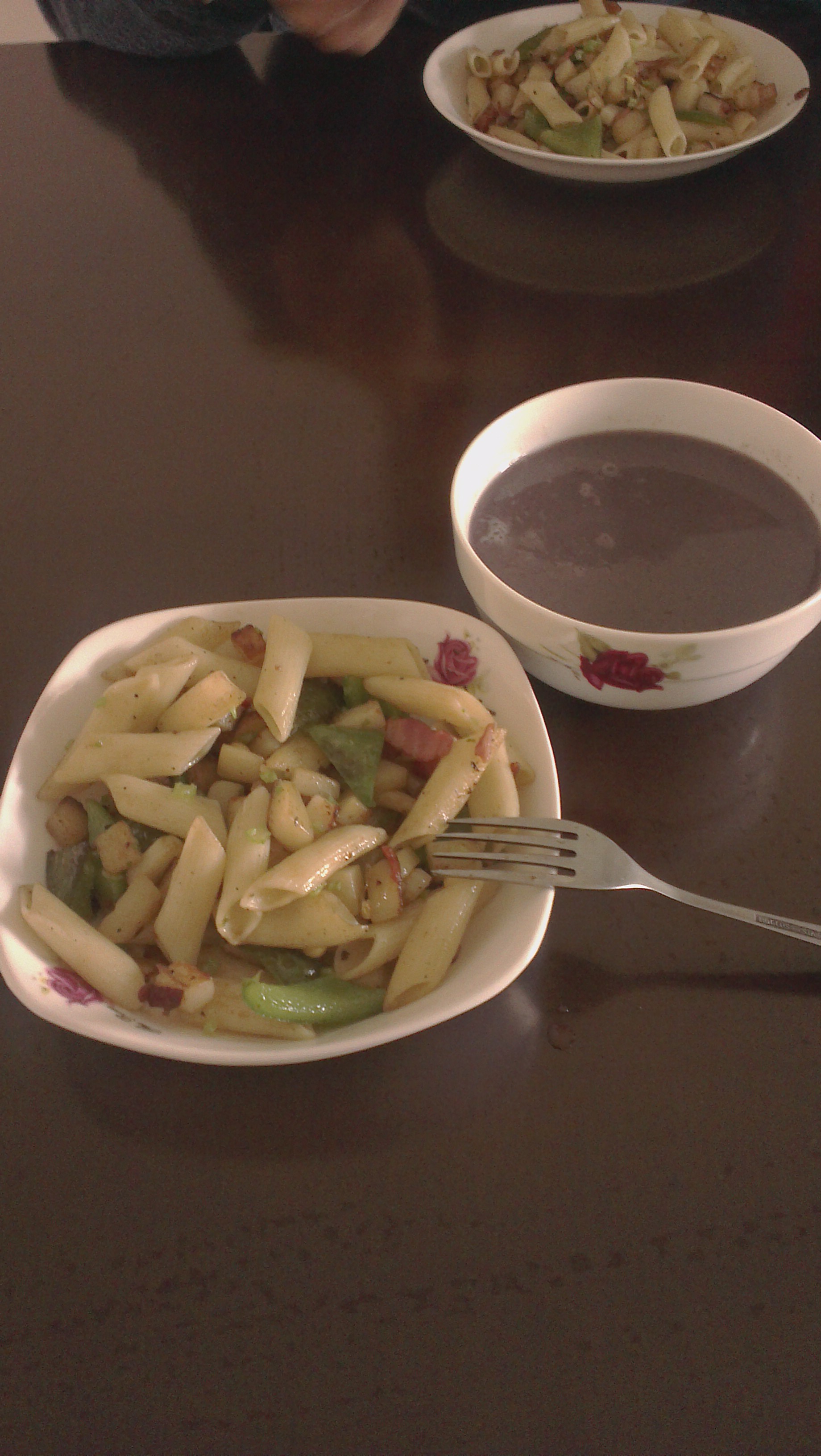 土豆培根炒意大利面