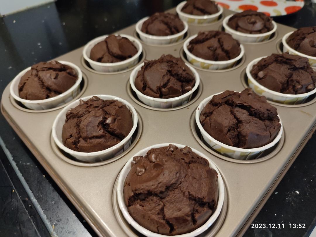 【巧克力蘑菇头麦芬】星巴克同款