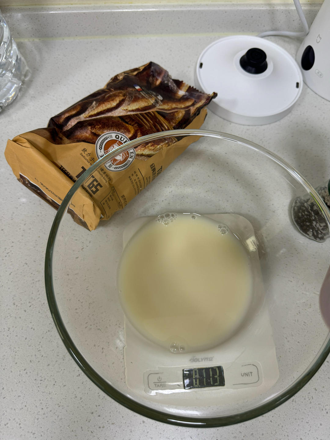 纯奶手撕吐司的做法 步骤1