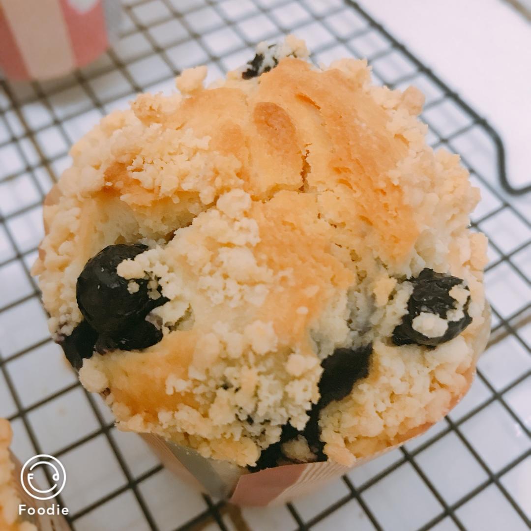 蓝莓酸奶酥粒麦芬