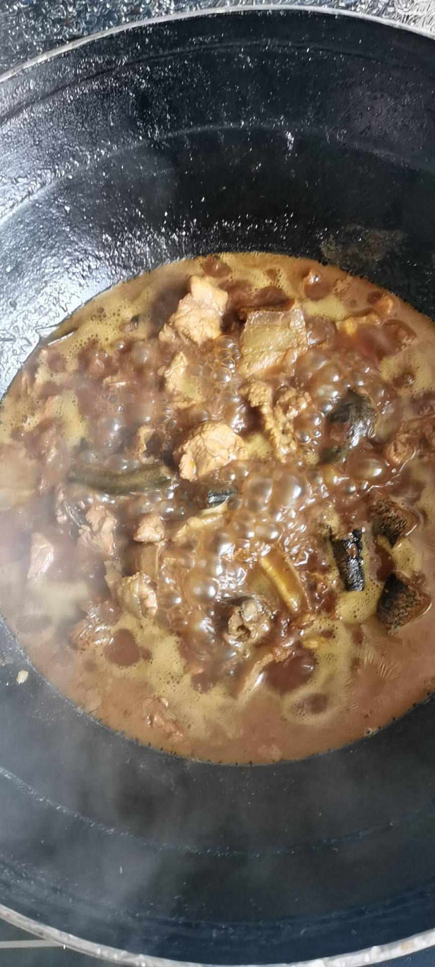 五花肉烧长鱼