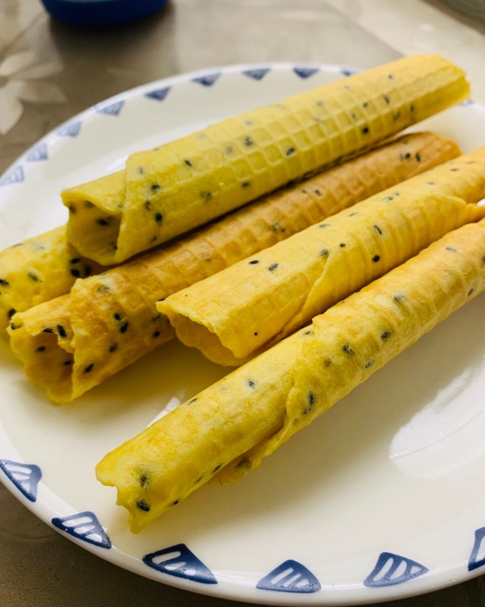 用蛋卷机快手做蛋卷（黄油版和香葱素油版）