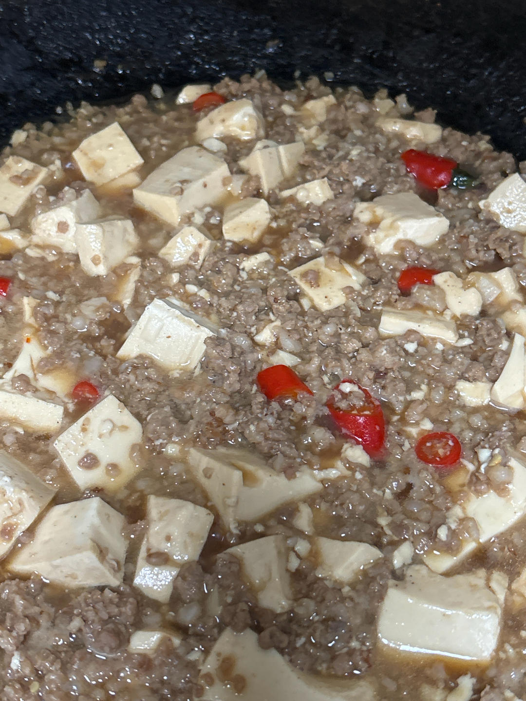 肉末嫩豆腐｜嫩滑口感爽口！这道快手菜超级下饭！！（减脂少油版）