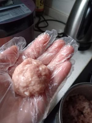 清蒸莲藕肉丸的做法 步骤5