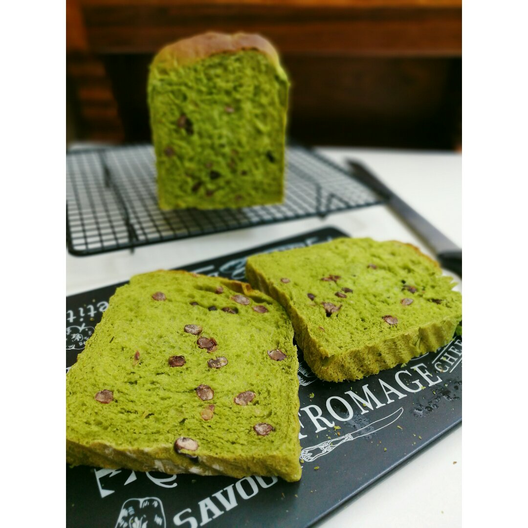 抹茶红豆吐司（详述手揉方法)