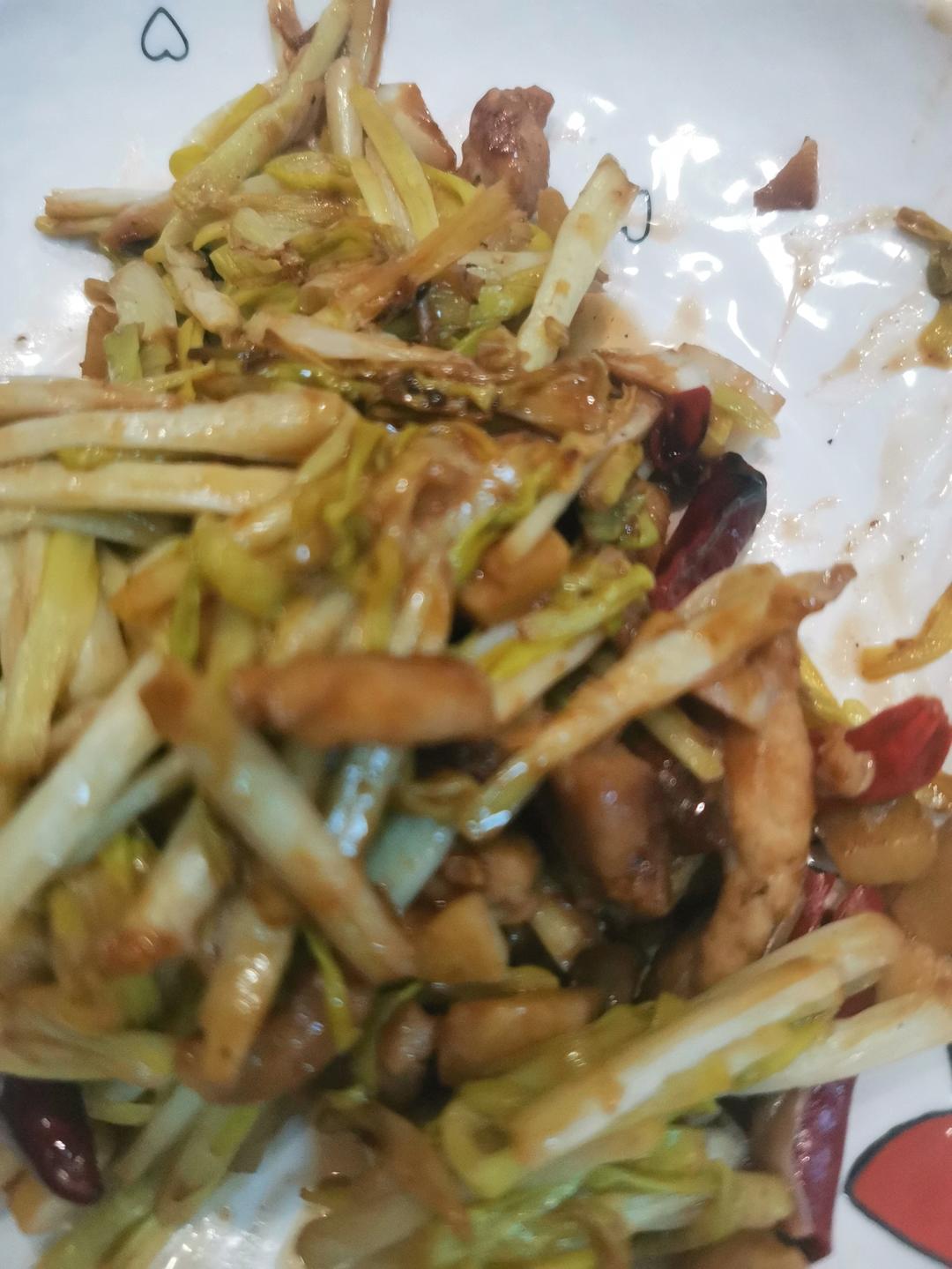 下饭我已经说累了-韭黄肉丝