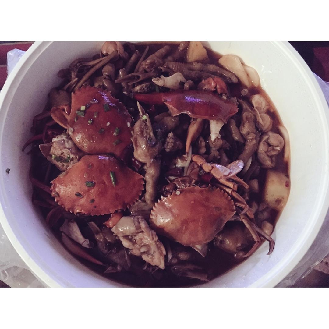 蟹肉煲