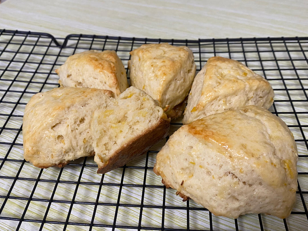 柠香椰子油司康Lemon Coconut Oil Scone