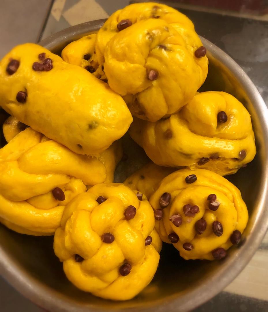 红豆南瓜馒头