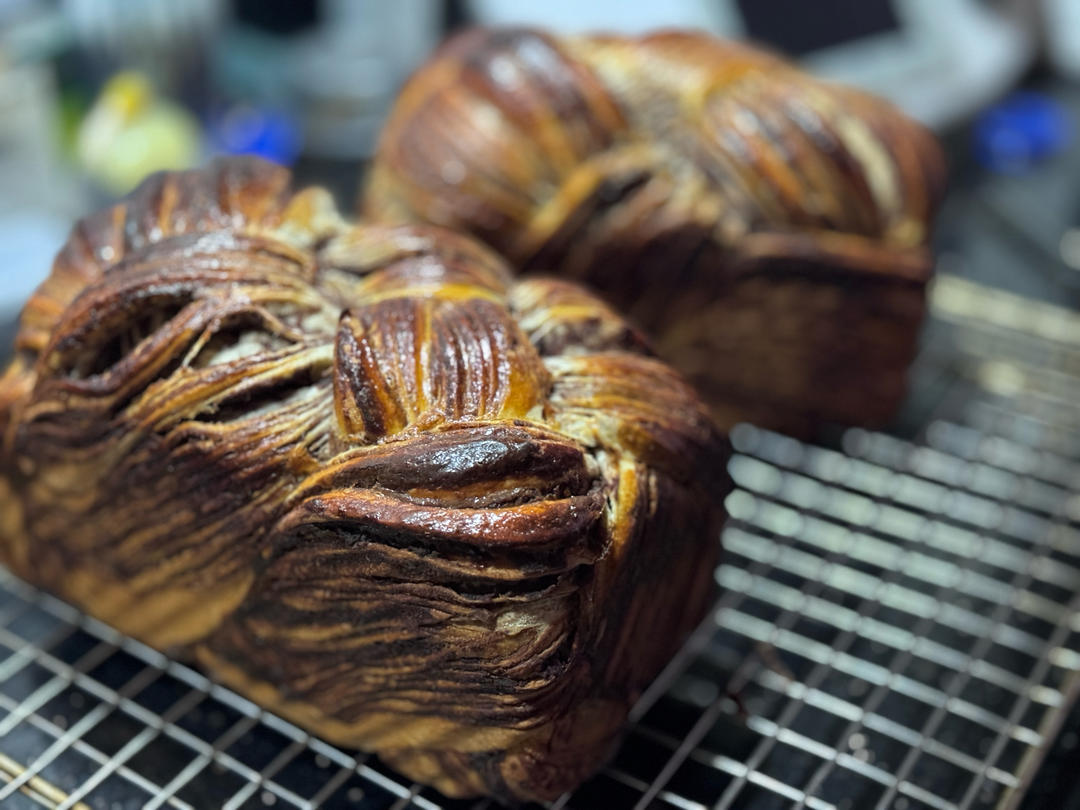 豆沙大理石吐司