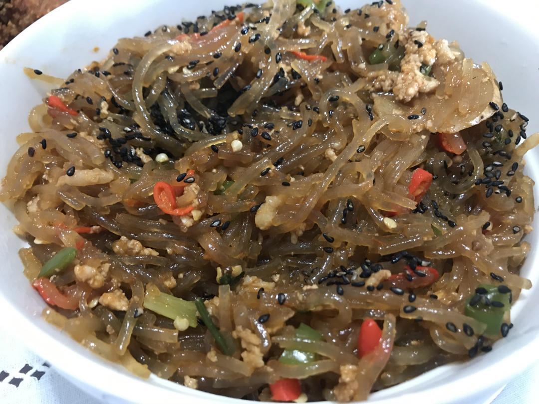 蚂蚁上树(肉末炒粉丝)超下饭‼️十分钟搞定