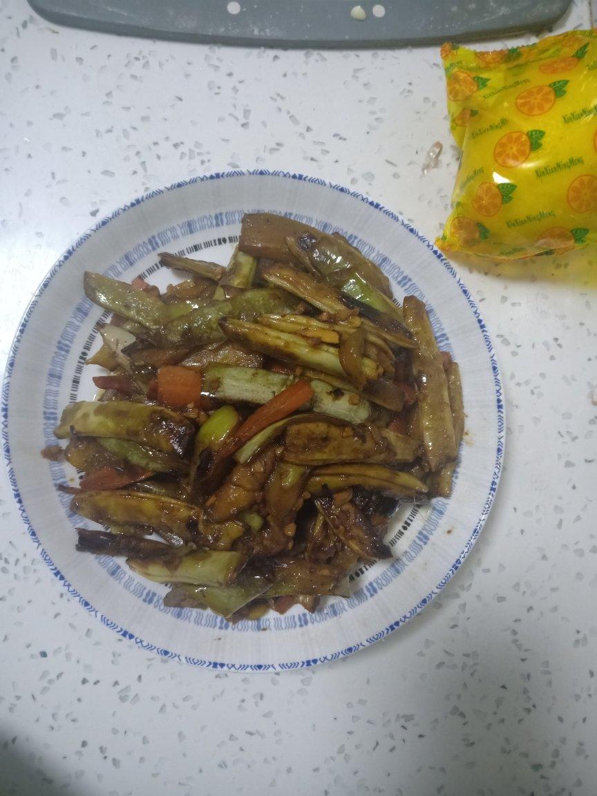 豆角烧茄子