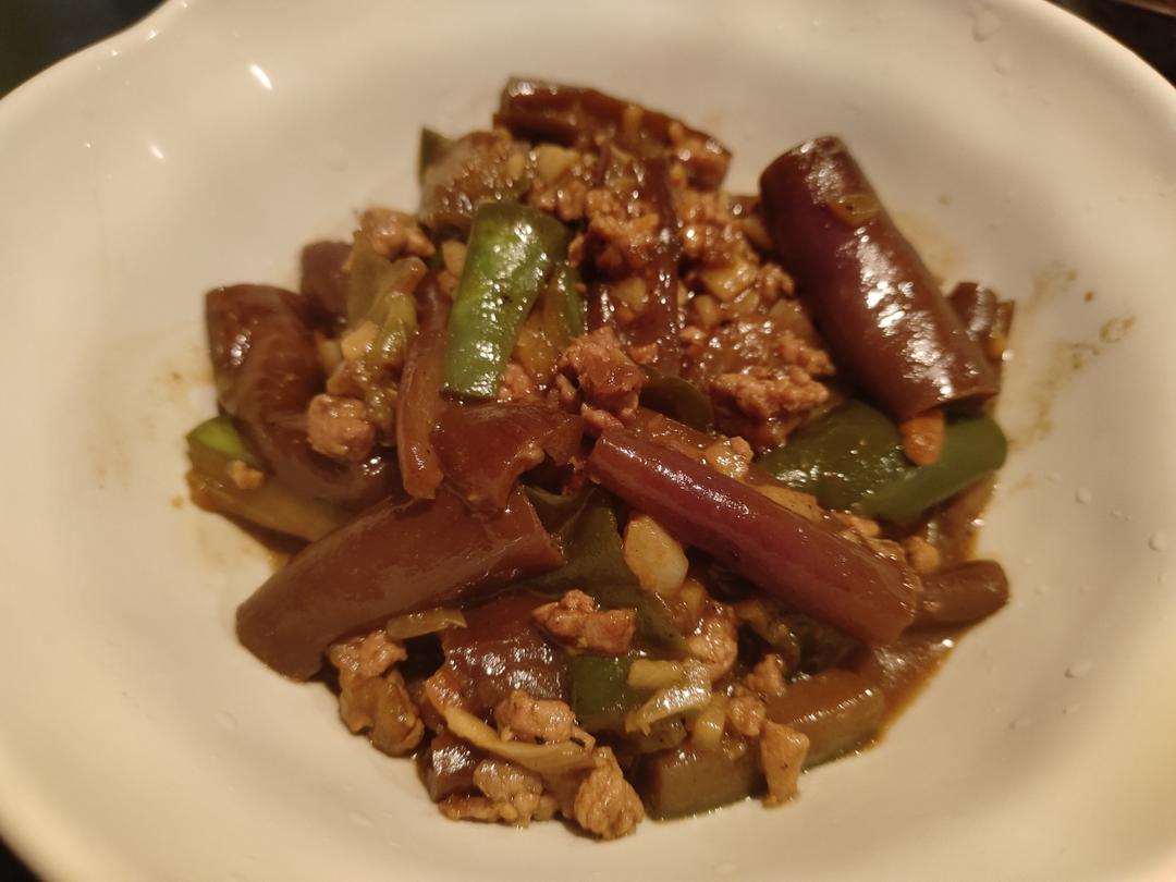 超级下饭酱香味肉末茄子