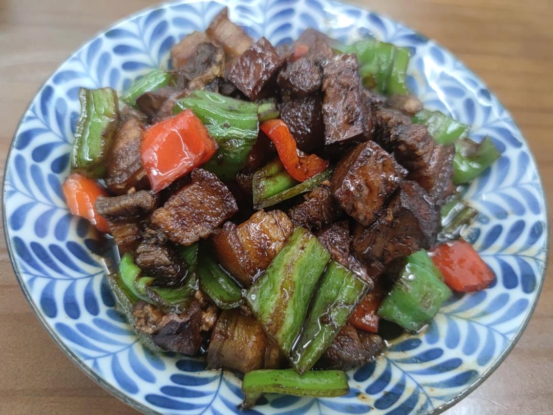 香干烧肉.
