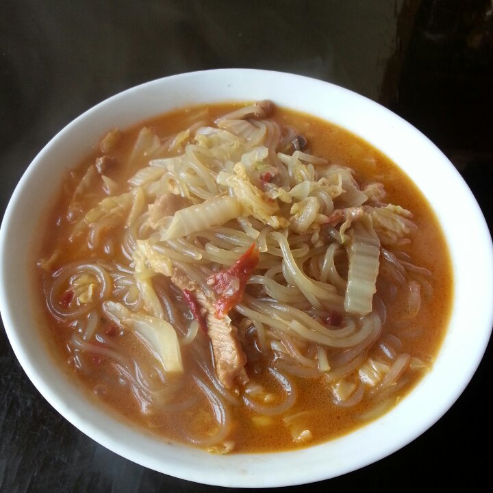 猪肉白菜炖粉条