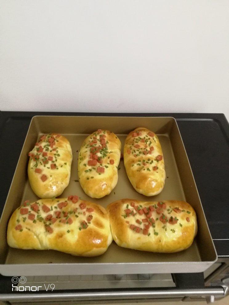 香葱火腿肉松面包