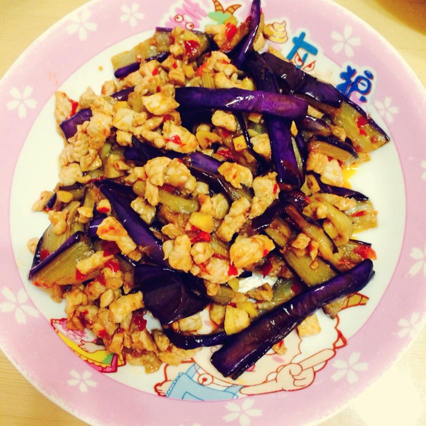 红烧肉沫茄子