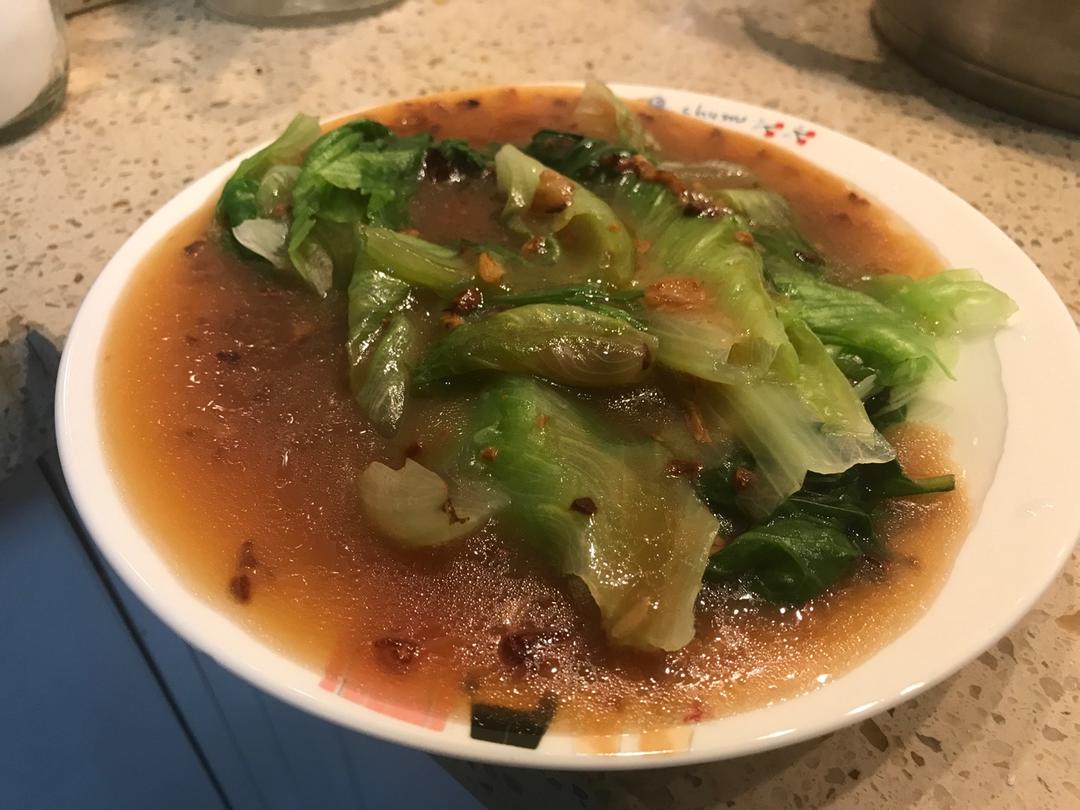 家常菜 蚝油生菜