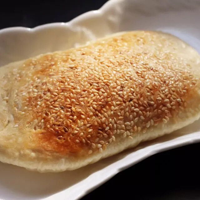 西沐的后花园做的芝麻盐酥饼