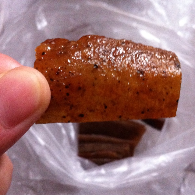 筱寞麻麻做的自制春游小零食——【猪肉脯】