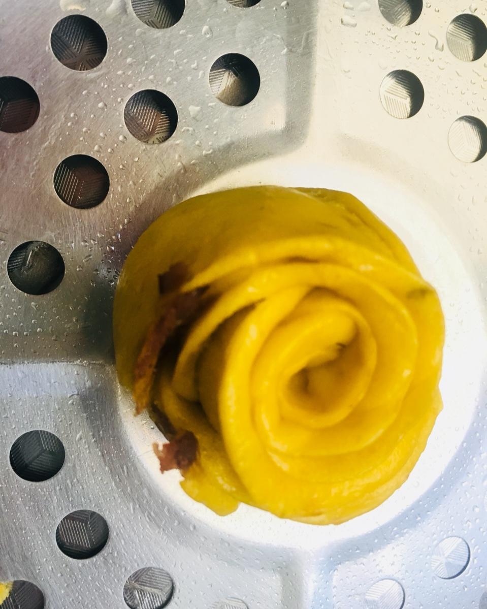 紫薯玫瑰花卷馒头