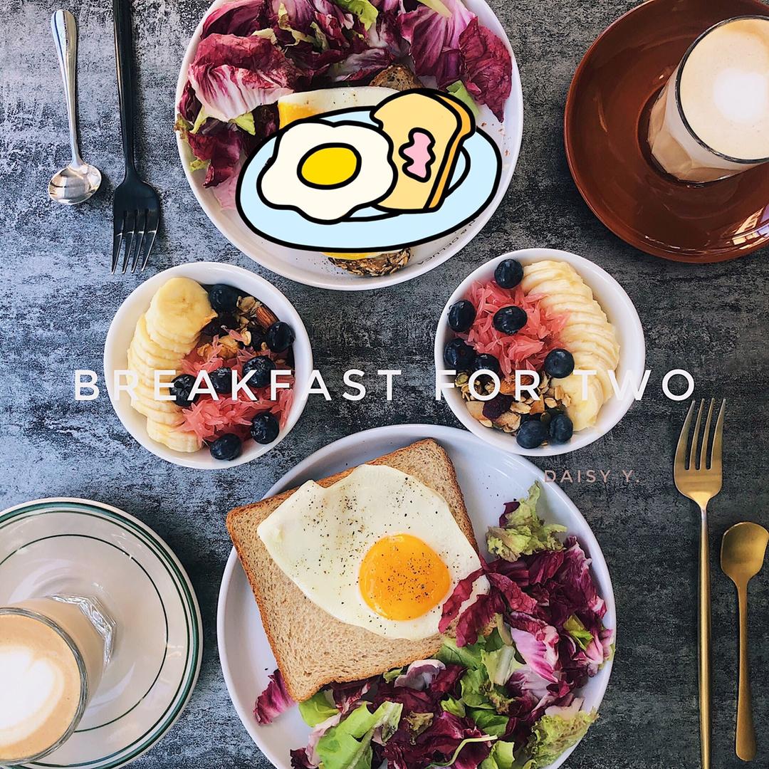 Breakfast for two 早餐两人食