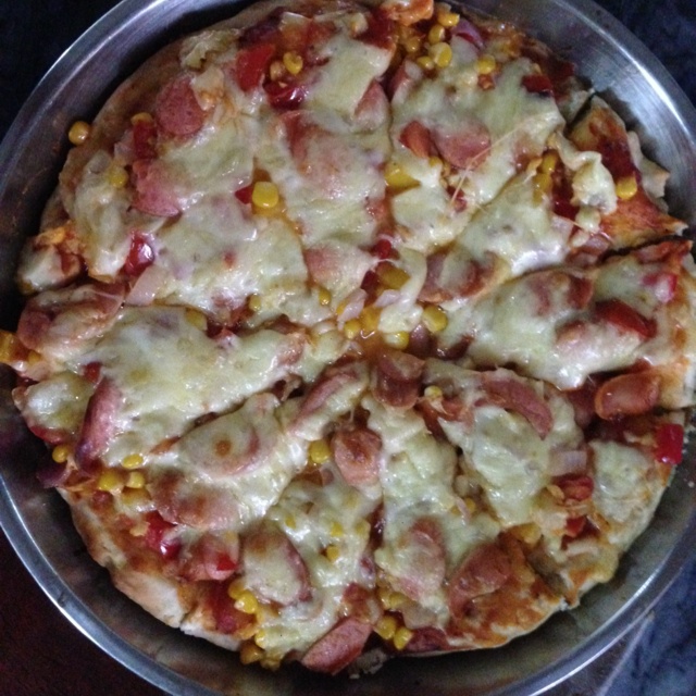 夏威夷pizza（附饼底冷冻法）