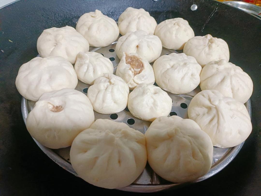 好吃多汁的肉包子肉馒头【步骤超详细】