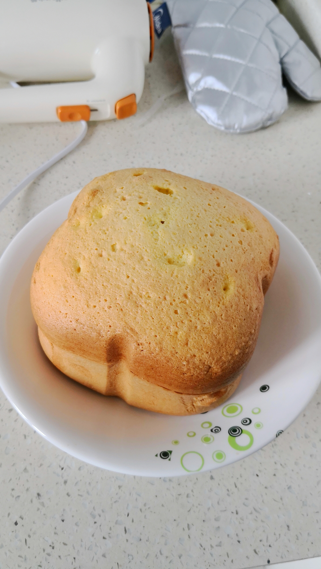 面包机做黄油海绵蛋糕的做法