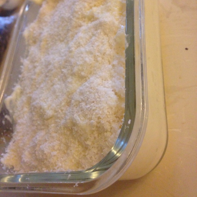 椰丝牛奶小方--椰浆版