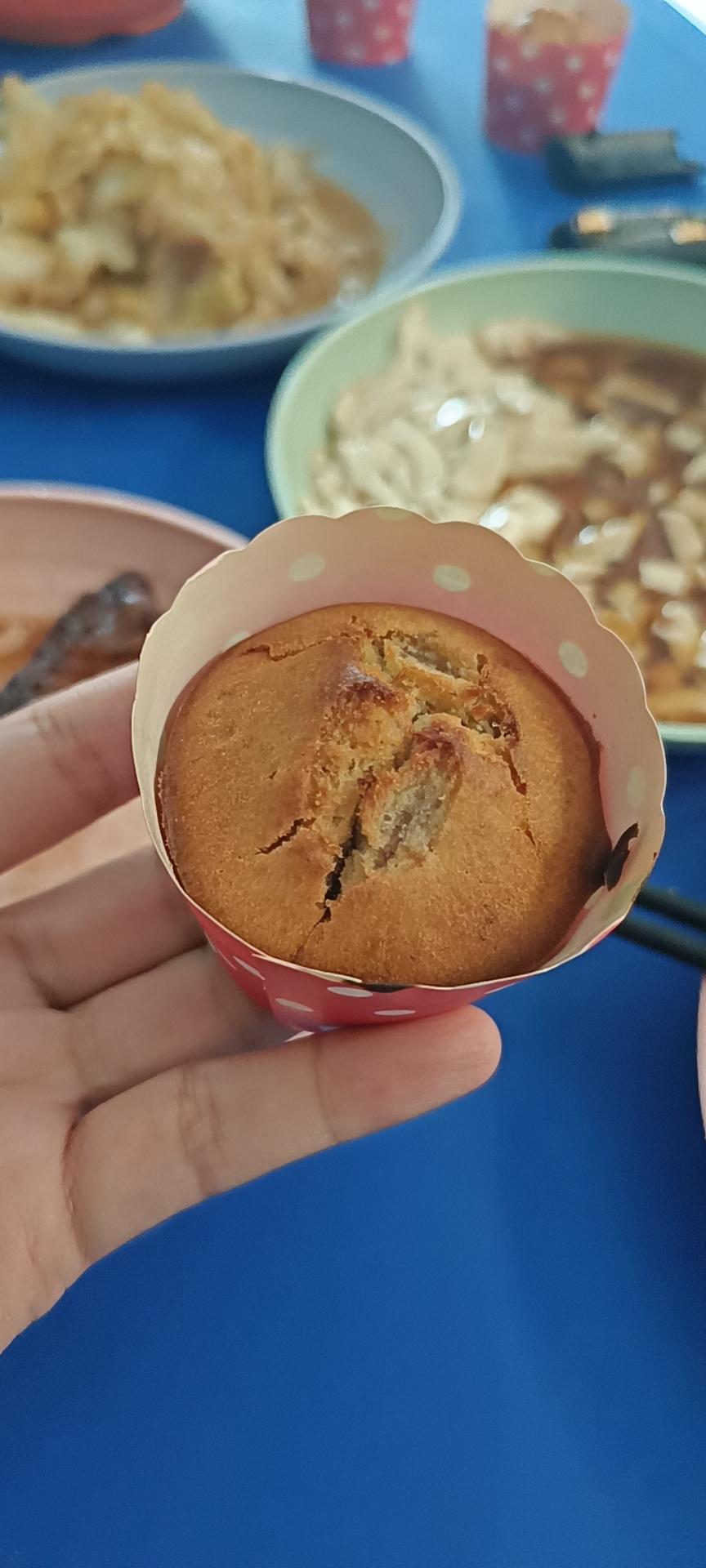 香蕉马芬蛋糕杯