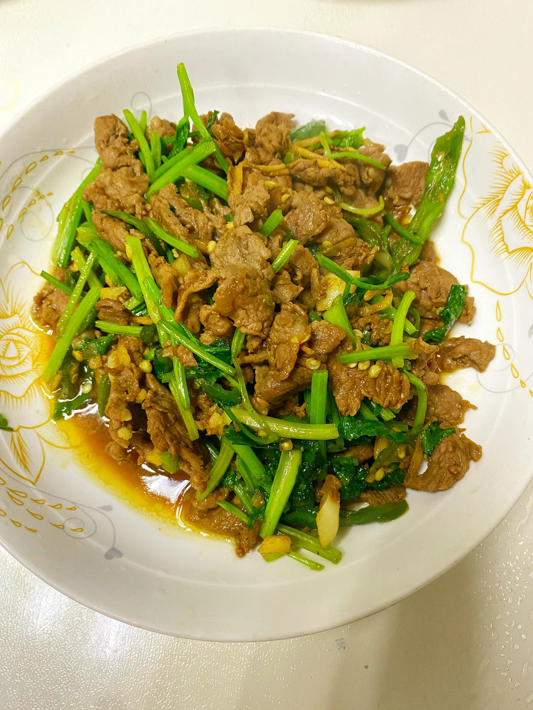 简单鲜嫩青椒炒牛肉