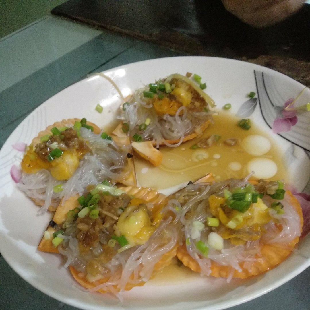 蒜蓉粉丝蒸扇贝