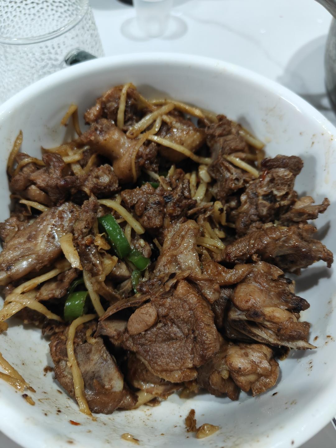 子姜（嫩姜）炒鸭
