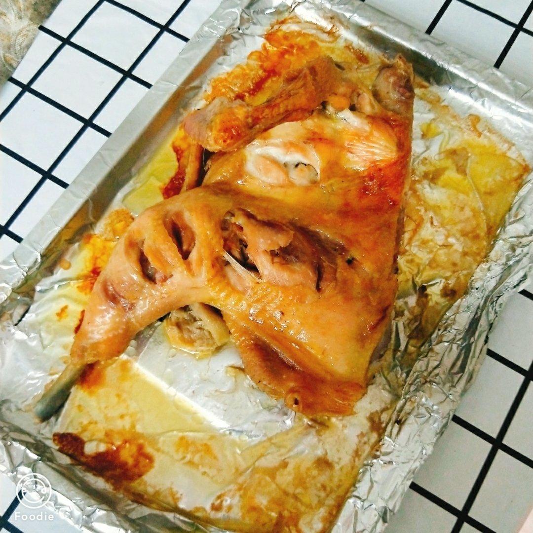 烤盐焗鸡（超简单！）