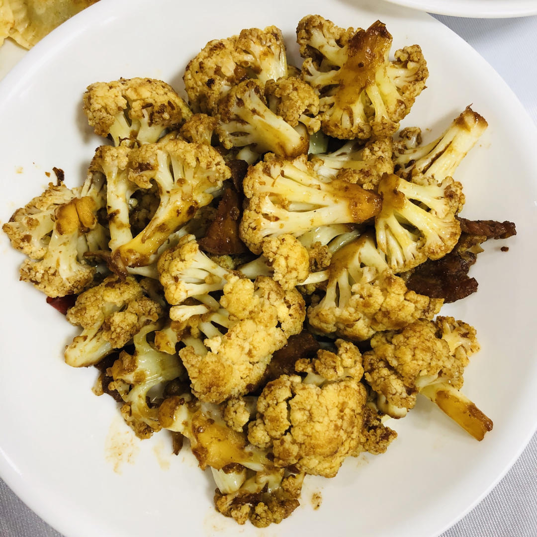 干锅沙茶酱花菜