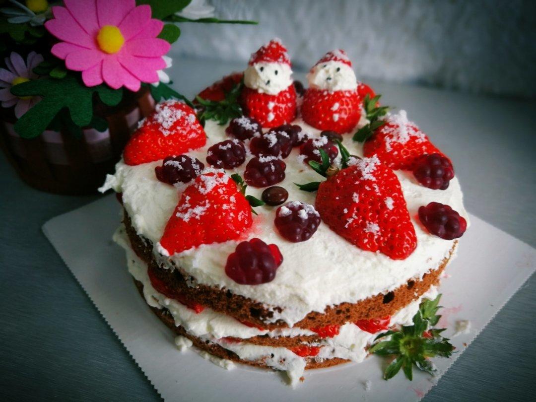 圣诞呆萌裸蛋糕