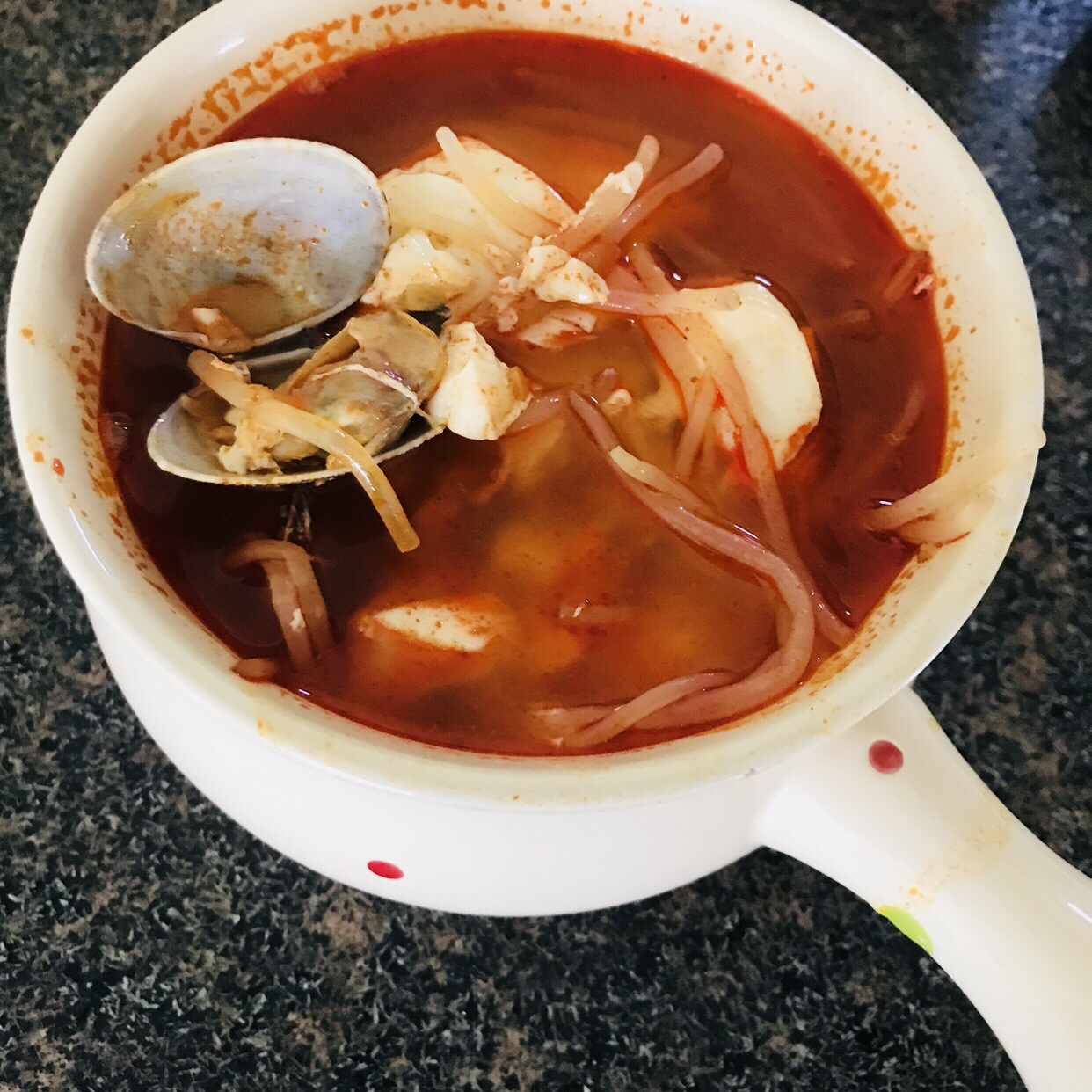 韩式海鲜豆腐汤的做法