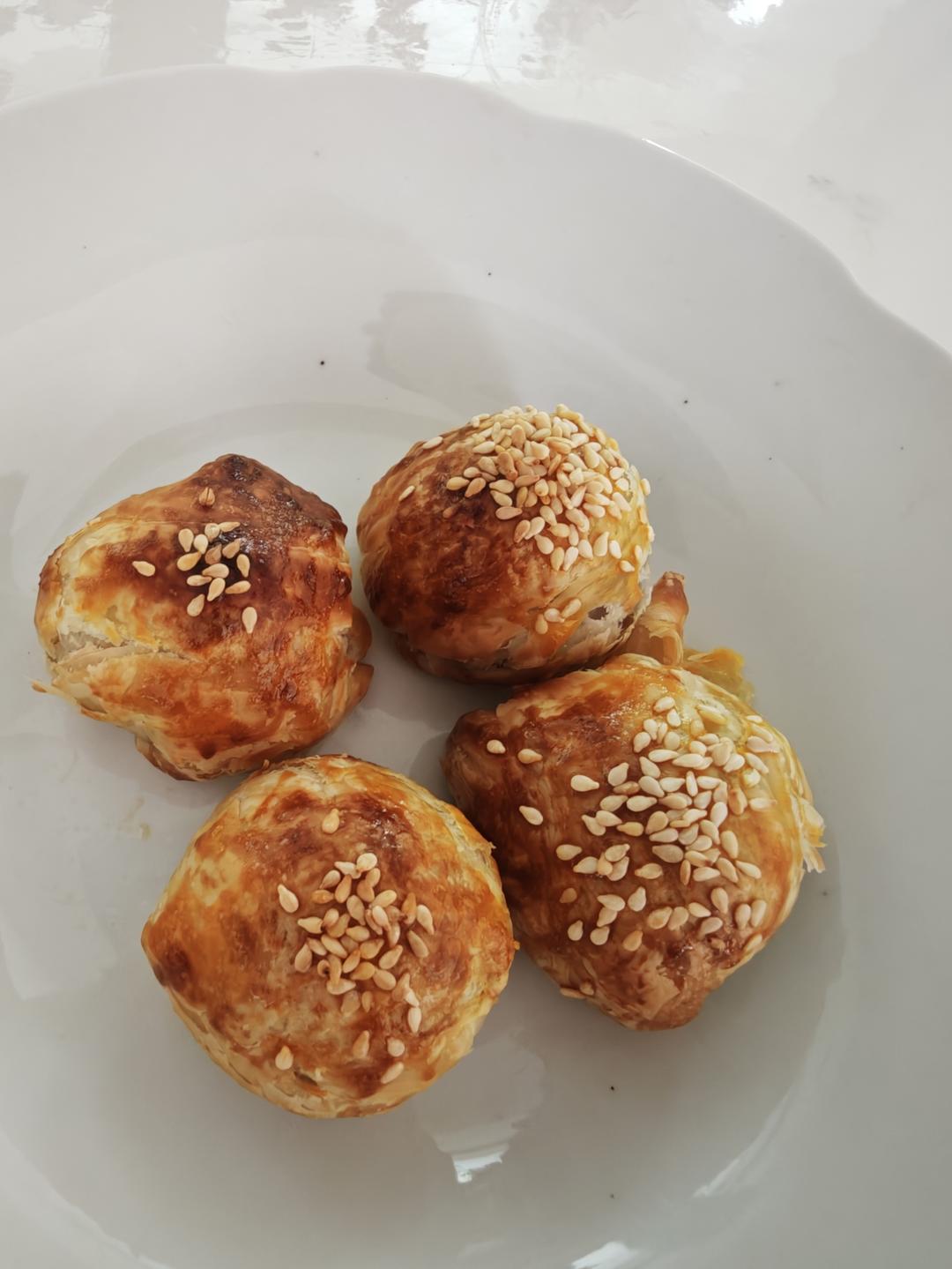 手抓饼新吃法-网红爆浆酥皮汤圆