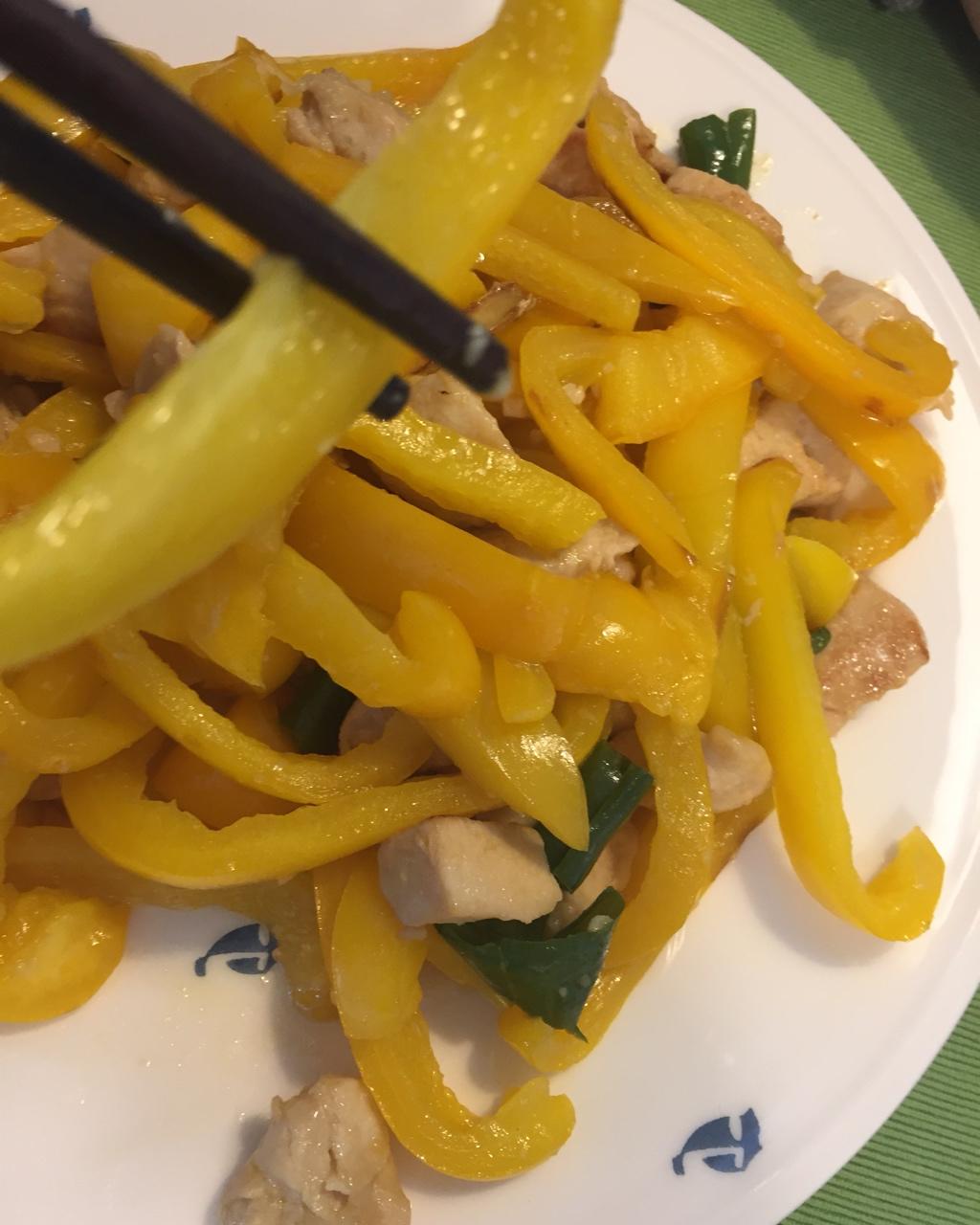 青椒炒鸡腿肉（大厨级别）
